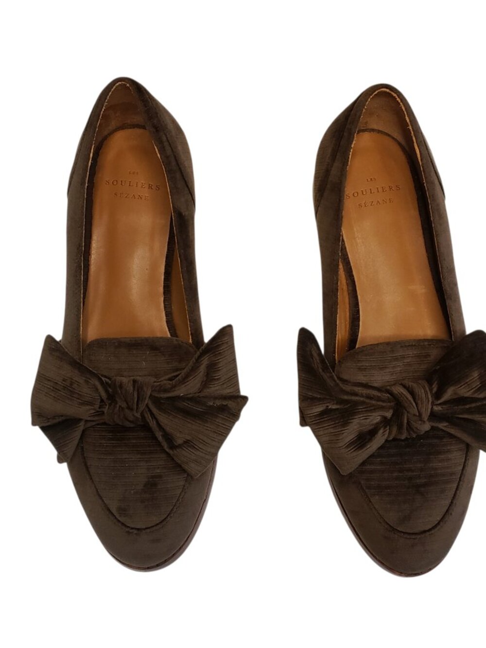 Sezane Women's Loafers Color Brown Size 38